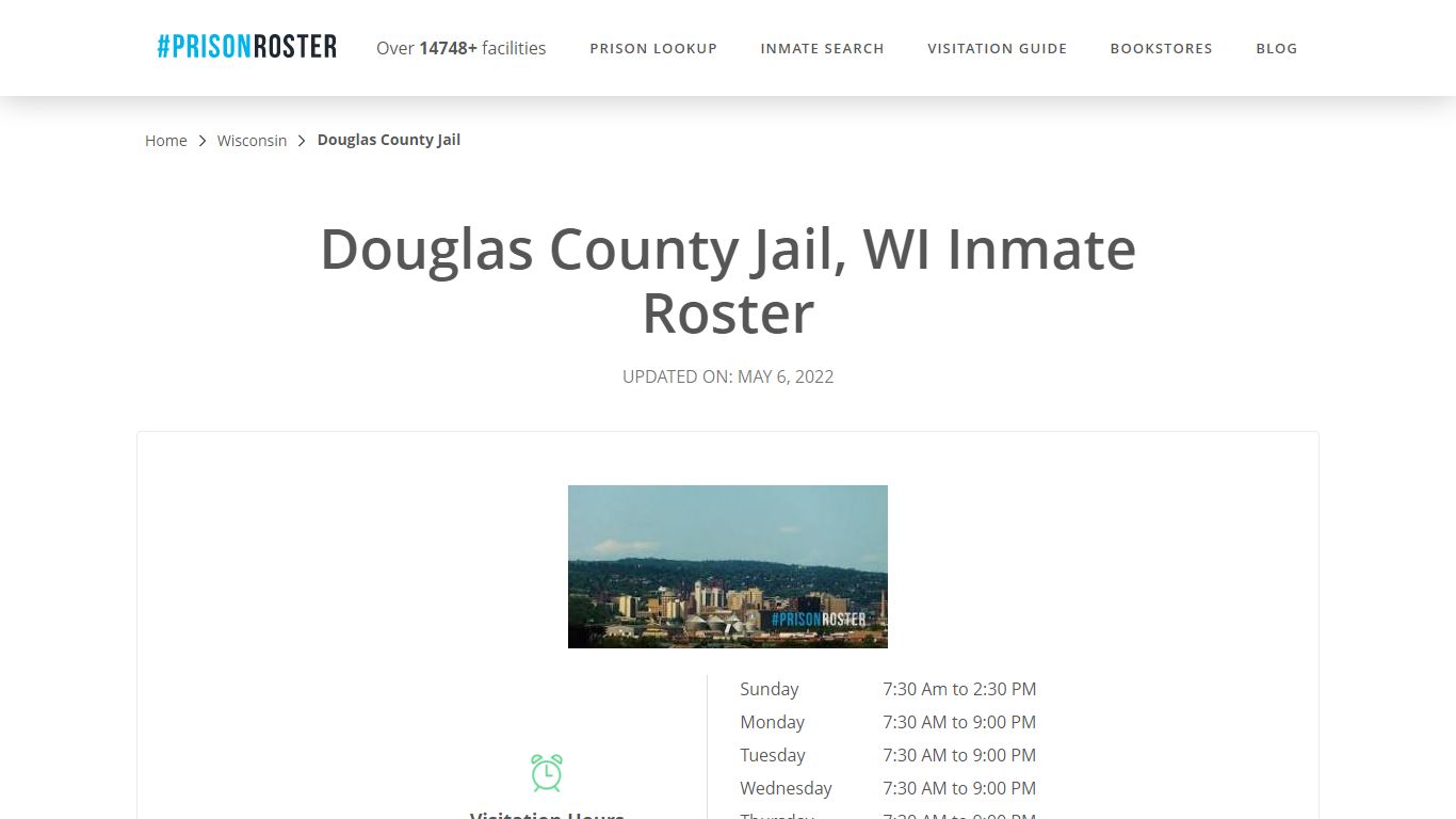 Douglas County Jail, WI Inmate Roster